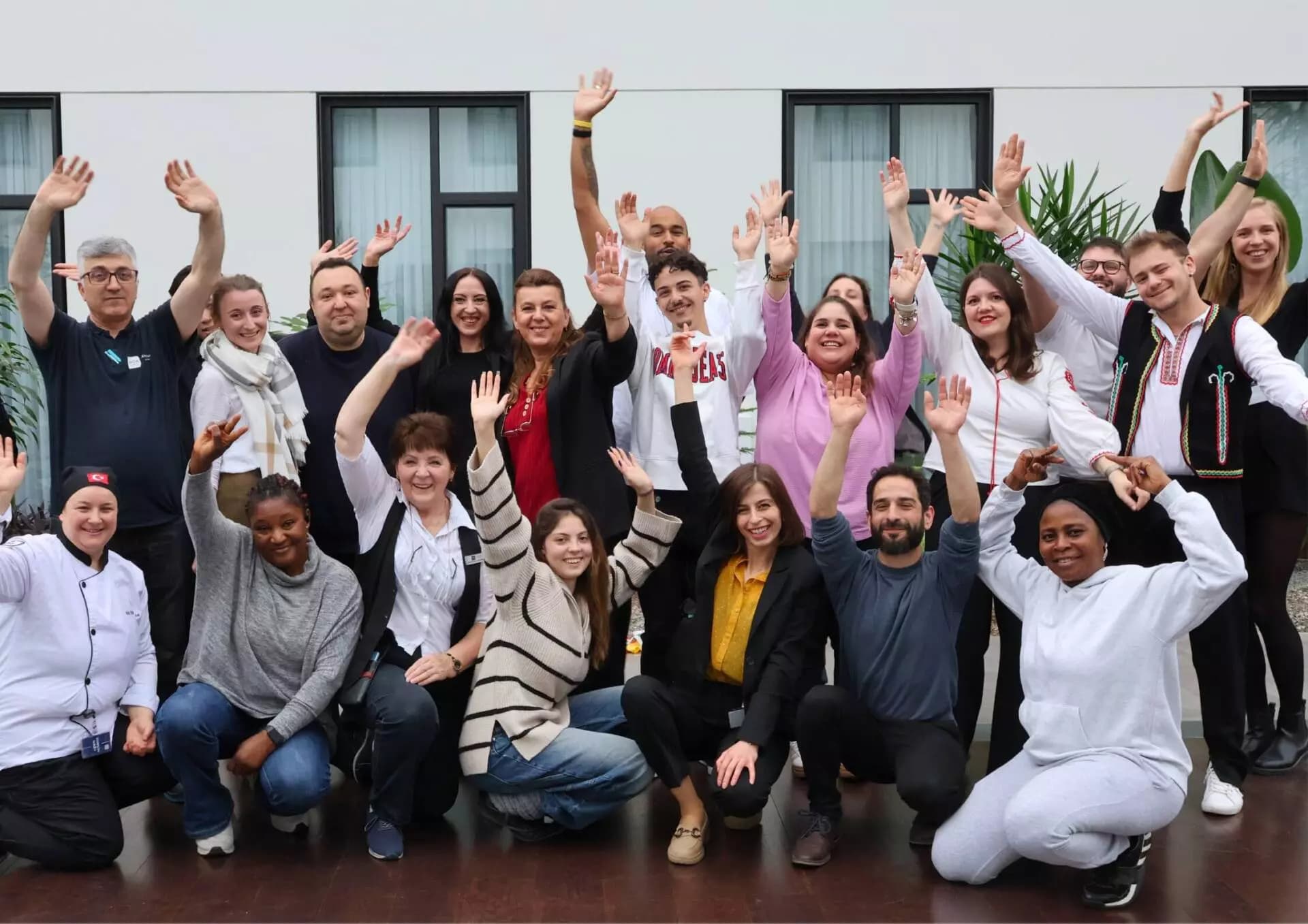 Group of people for career page